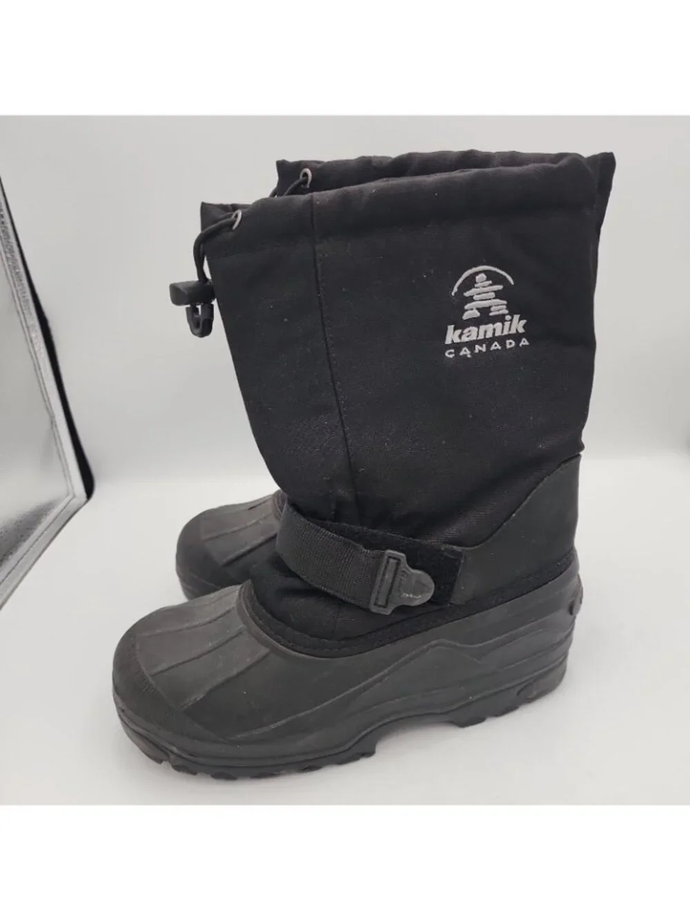 Kamik Waterproof Winter Rain Snow Boots Black Size 6 mens